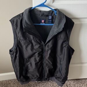 Chaps Charcoal and Black Men's Vest